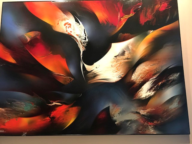 Leonardo Nierman - Firebird II - Original Painting